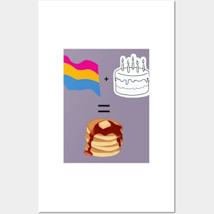 Pan + Cake = Pancake Posters and Art